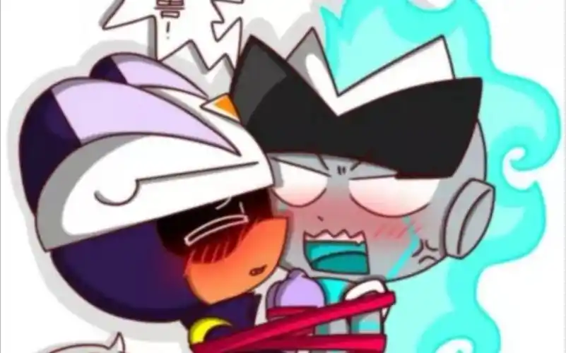 嘻嘻!伽罗和小心超人在~~