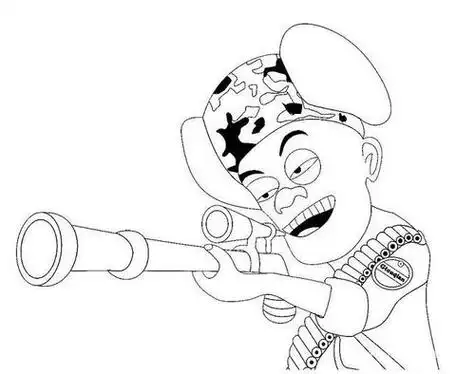 光头强的简笔画 如何画光头强的简笔画