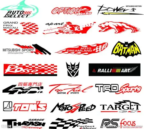 摩托车贴花图片