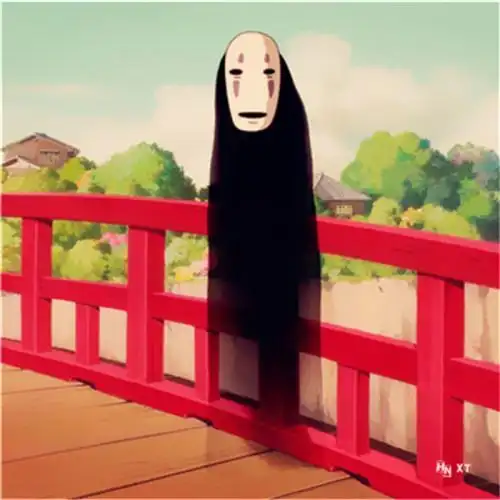 千与千寻头像高清无脸男