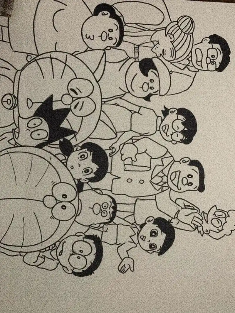 手绘|哆啦a梦人物合集 020202哆啦a梦人物合集来啦 图都是网上