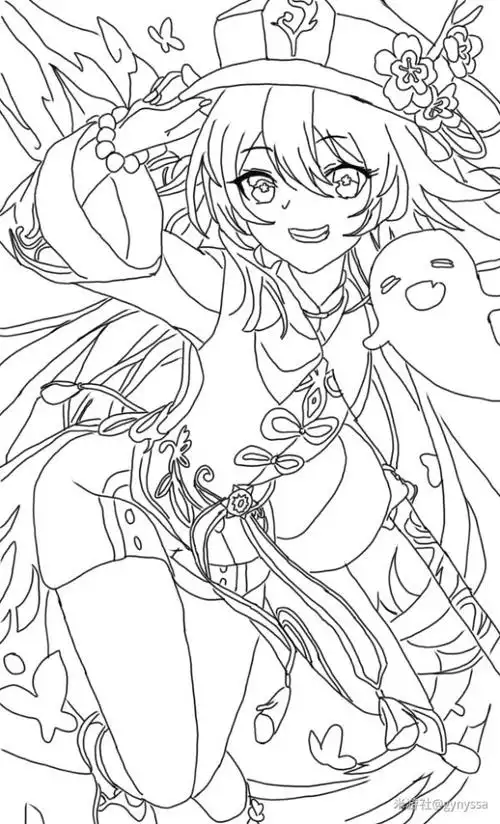 胡桃-原神社区-米游社