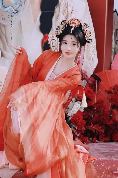 鞠婧祎 |#千香#    鞠婧祎 《千香》杀青路透96  一身红衣的姜黎飞