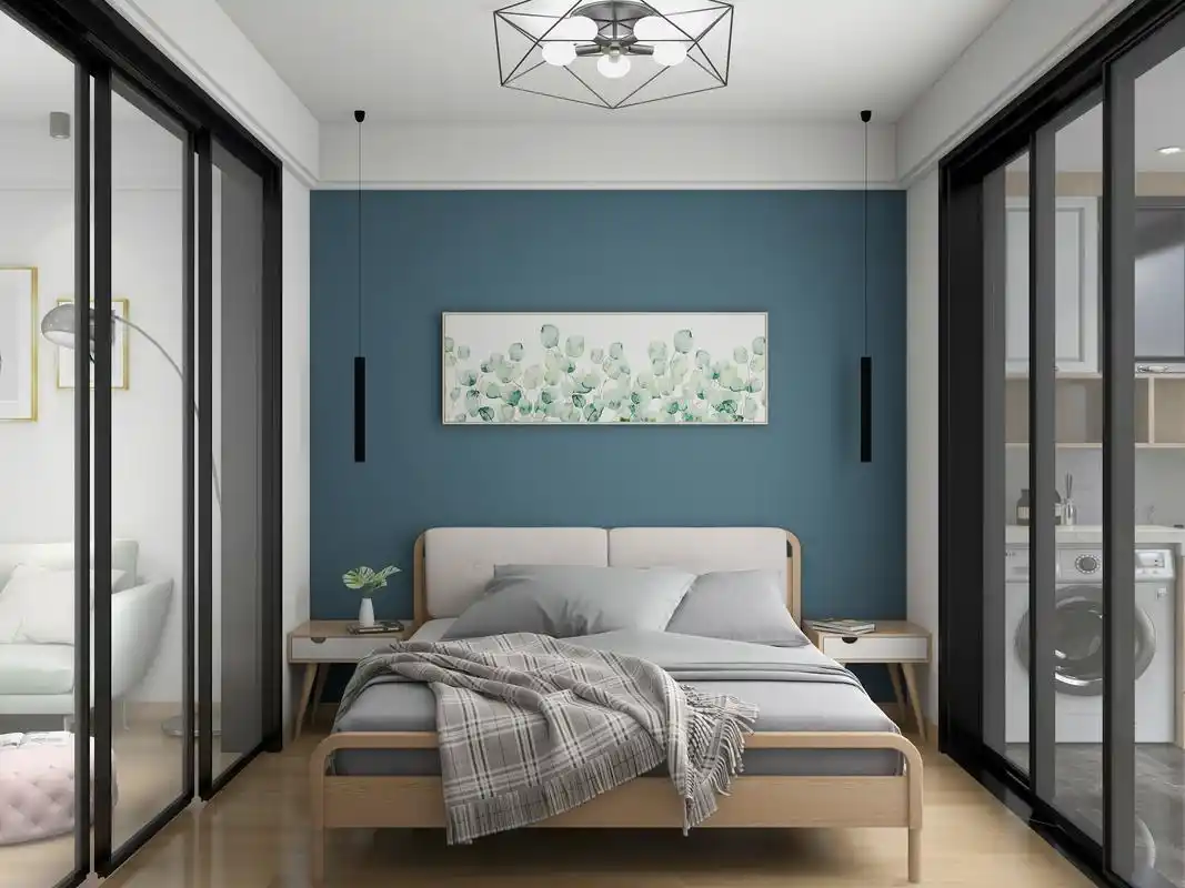 床头背景墙这样装,睡觉都更香了