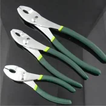 胜达工具沾塑柄锂鱼钳鲤鱼钳水管夹持钳子管子钳活动钳可调节大开口机