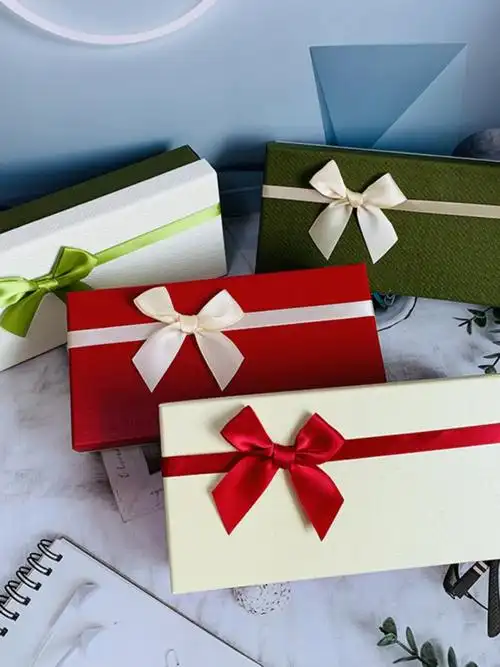 丝巾礼物盒高级感空盒子礼品盒包装盒小众高档钱包小号精美礼盒