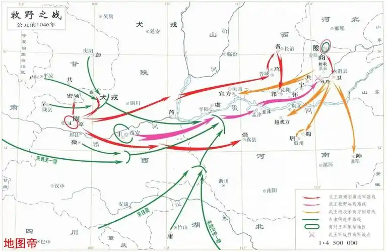 牧野之战周武王5万对纣王17万,为何能以少胜多?