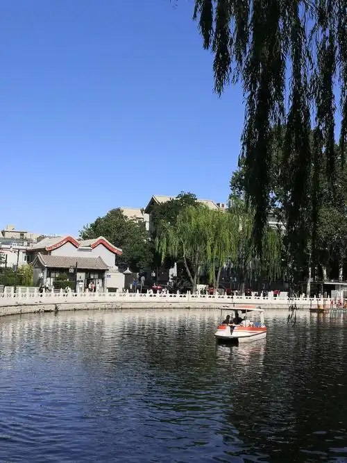 美丽北京什刹海钟鼓楼