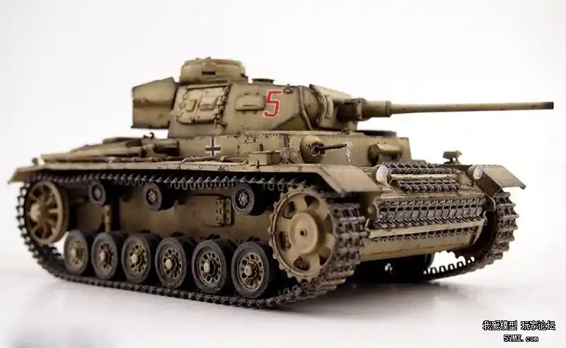 mato全金属116二战德军三号坦克l型改进