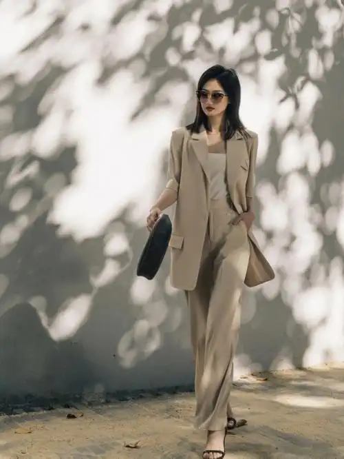 穿西装的女人就是飒