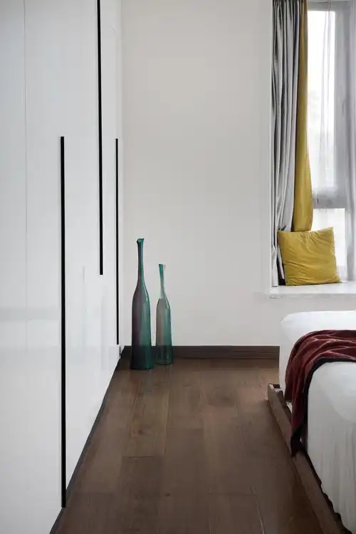 160㎡现代简约装修卧室一角