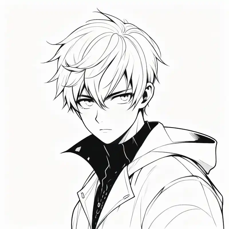 96黑白魅影 | 双重人格男性头像94 探索内心的矛盾与深度,这些