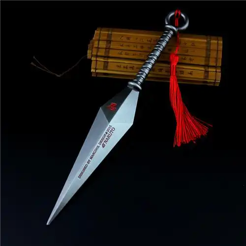 火影忍者四代目飞雷神苦无鸣人龙刃阿诗玛22cm504522cm飞雷神枪色