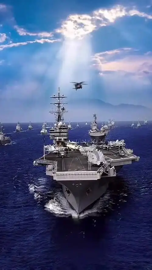 航母护卫队霸气出海,这不比岛国樱花好看吗?