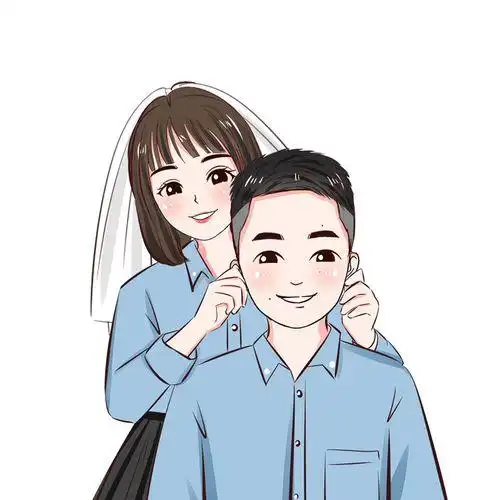 q版卡通手绘头像漫画动漫设计情侣真人照片转简萌简笔画创意定制 头像