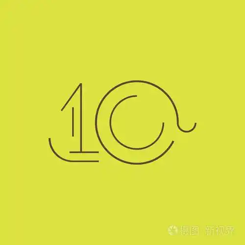 数字当代数10徽标