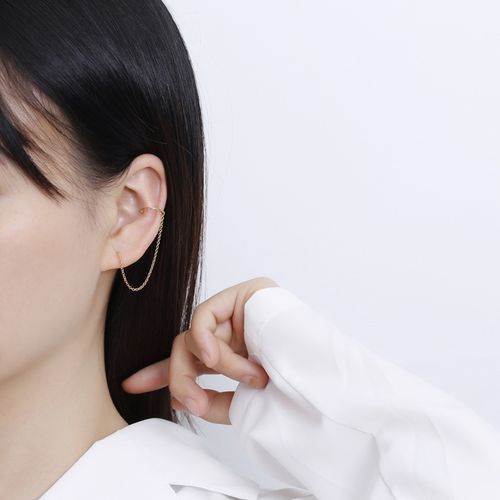 又见转角s925纯银长款百搭显脸瘦耳一款两戴耳环