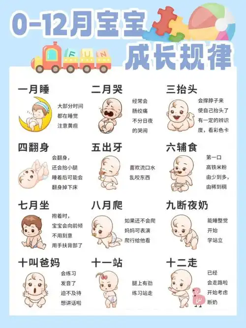 超级奶爸带你了解012月宝宝发育规律