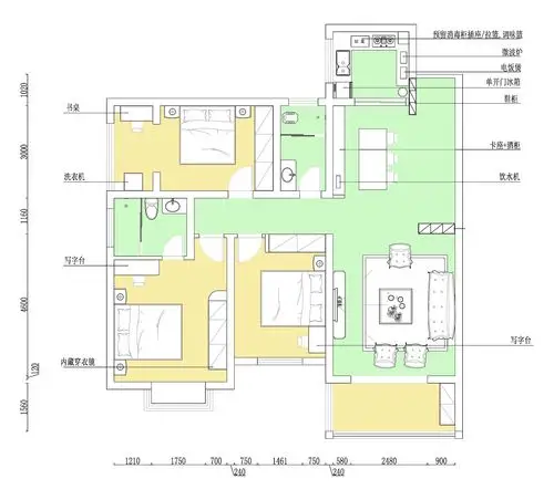 自己房子,内附原始结构图,自己布置图,麻烦大神给看看-室内设计-拓者