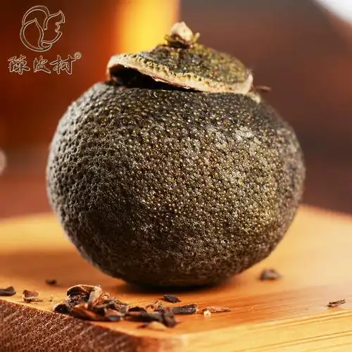 正宗新会陈皮云南普洱茶熟茶特级惜果陈皮普洱小青柑1斤装陈皮村