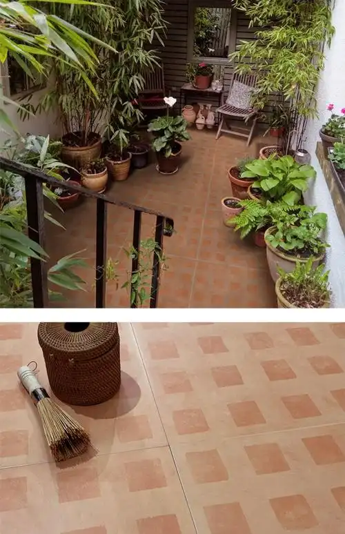 复古地砖 庭院地砖室外露台防滑瓷砖别墅楼顶花园阳台砖餐厅商铺瓷砖