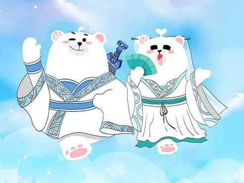 美的熊武侠情侣之:杨过与小龙女