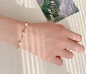 气质搭配满天星天然淡水珍珠手链新年节节高