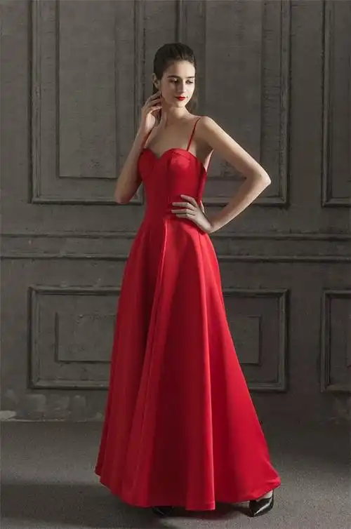 婷絮敬酒服酒红色礼服裙女宴会气质丝绒长款新娘回门服便装结婚晚礼服