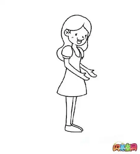 幼儿园教师节简笔画图片我的班主任老师老师简笔画简单又漂亮