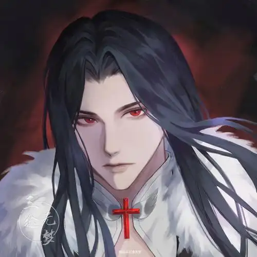 男头像-板绘厚涂原创作品-触站