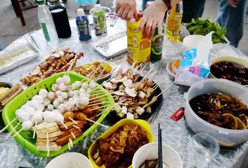 1 / 10 相当丰富的烧烤串串,实在是大满足.