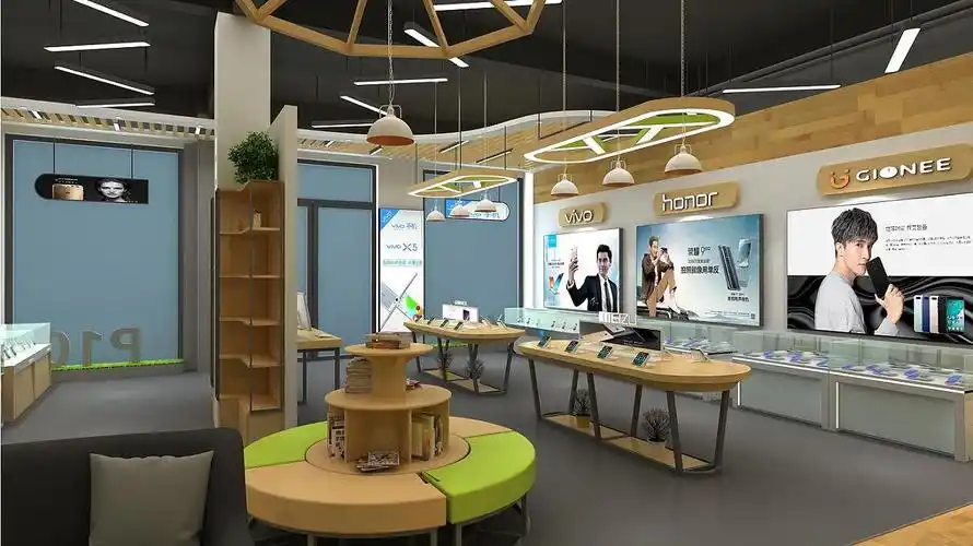 30平米的手机店面装修图片 手机店实体店铺装修效果图