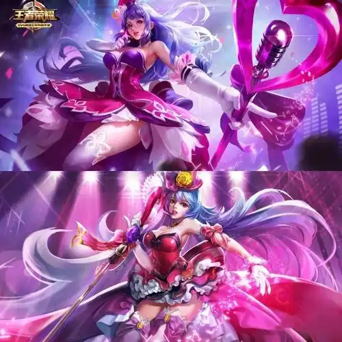 王者荣耀早期海报你见过哪些?越穿越多的女英雄到底有没有变美