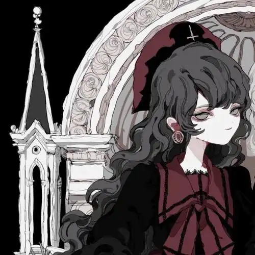 哥特风暗黑动漫闺头-森森子的素材阁-话本小说网