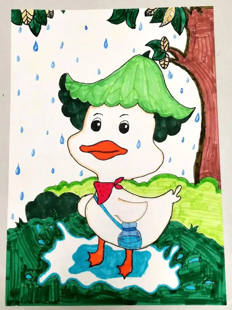 快来关注啦56岁孩子的创意绘画作品十分有趣画的棒极了