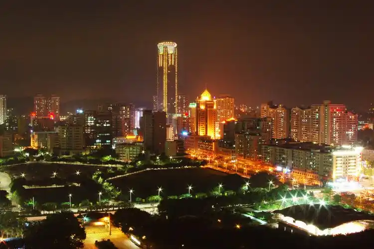 虎门夜色.灯火璀璨