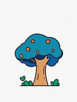 手绘大树手绘/卡通图片免费下载_手绘大树手绘/卡通素材_觅元素
