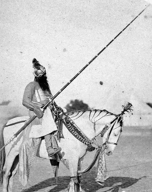 锡克武士印度人中的战斗民族