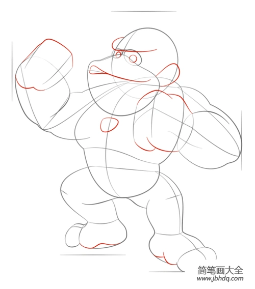 如何画大金刚