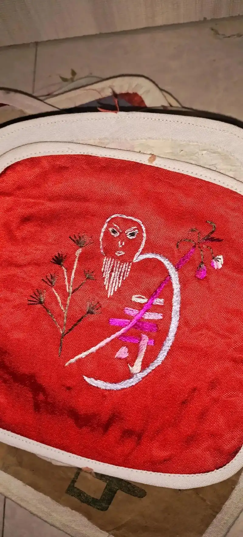 黄河三角洲地区枕头绣片上的各种寿字欣赏