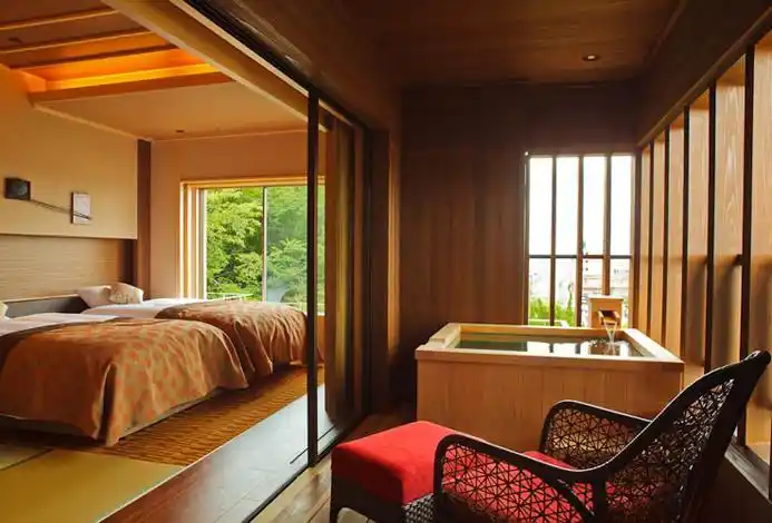 带露天温泉的日式房间 (葭芦苇/karoi type)