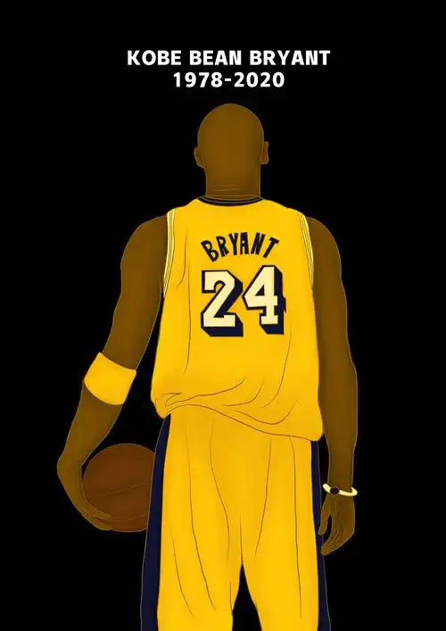 插画习作-永远的科比