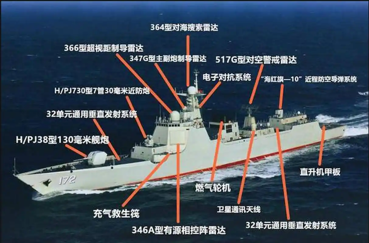 据报道,沙特计划购买12艘中国052d导弹驱逐舰,引起了美国的不满.
