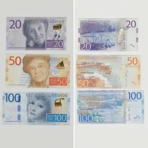 纸币收藏之瑞典克朗krona