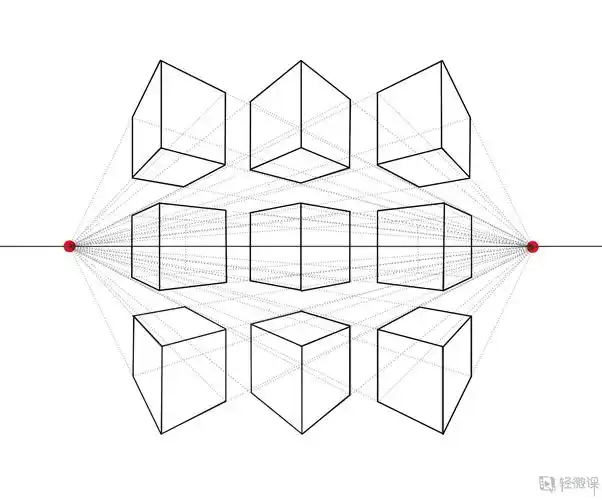 作业:从零开始学画画之两点透视的画法练习 - 用户0953 - 轻微课