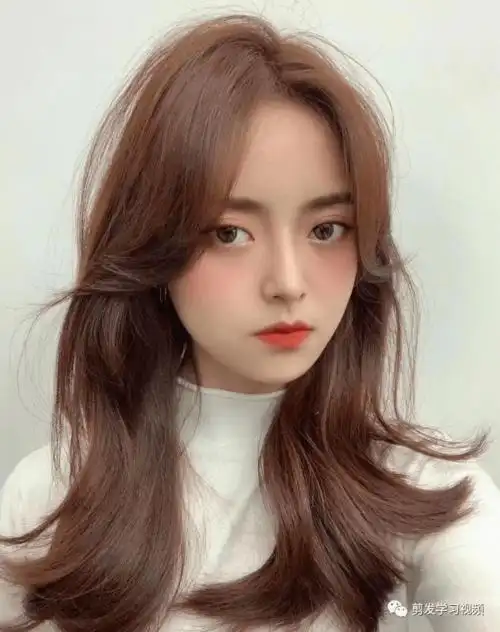 2021网红八字刘海烫超瘦脸巨修颜