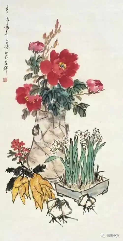 徐湛精品写意花鸟画,不一样的笔墨,不一样的感受!