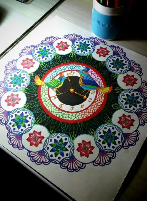 奇幻梦境,成人涂色书