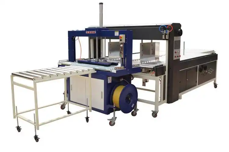 全自动打包机 纸箱打捆机 pp绳捆绑机 纸箱机械设备厂家-阿里巴巴