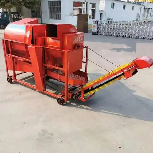 润联自走式花生摘果机 小型家用花生摘果机 手动式花生摘果机